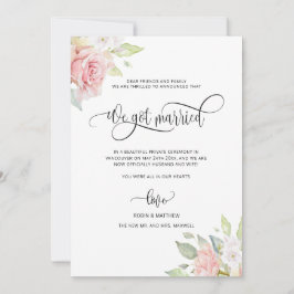We, 得バラ結婚した金ゴールド結婚したフローラ結婚's 案内状