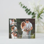We 得 結婚した 4枚の写真 ポストカード (スタンド正面)