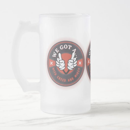 WE 得 A フロストグラスビールジョッキ (左)