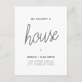 We 買 A House  Moving ポストカード (正面)