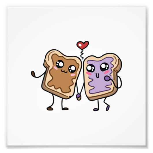 We&39；一緒素晴らしにピーナッツバター&amp; J フォトプリント (正面)