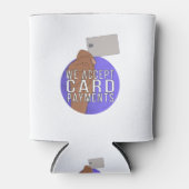 We Accept Card Payments 缶クーラー (正面)