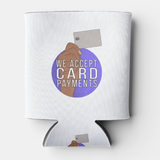 We Accept Card Payments 缶クーラー (正面)