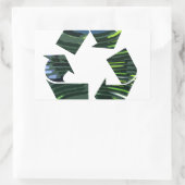 We AdoreリサイクルチャンピオンズNVN253環境おもしろい 長方形シール (バッグ)