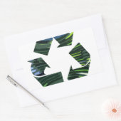 We AdoreリサイクルチャンピオンズNVN253環境おもしろい 長方形シール (封筒)