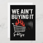 We Ain’t Buying It Protest Design シーズンカード (正面/裏面)