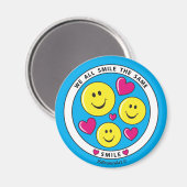 We allスマイルThe Same_Round Magnet 2.25インチ マグネット (正面/裏面)