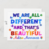 We All 違う ポストカード (正面/裏面)