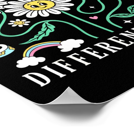 We All Grow At Different Rates Back To School Teac ポスター (角)