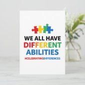 We All Have Different Abilities Awareness Art シーズンカード (スタンド正面)