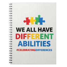 We All Have Different Abilities Awareness Art ノートブック