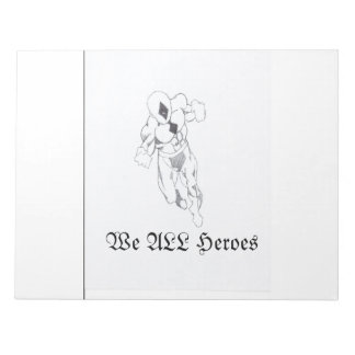 We All Heroes-notepad ノートパッド