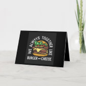 we always together like burger and cheese カード (正面)
