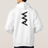 We AM Hoodie White パーカ (裏面)