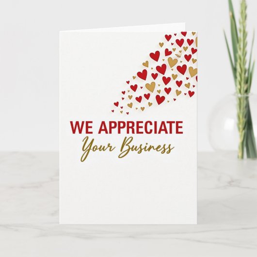 We Appreciate Your Business Card カード (正面)