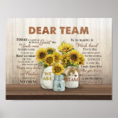 We Are A Team Poster Wall Art Prints ポスター (正面)