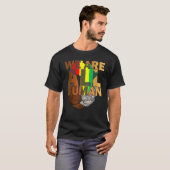 We Are All Human Black Is Beautiful Black History  Tシャツ (正面フル)