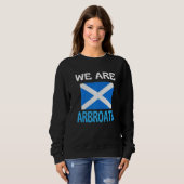 We Are Arbroath Scotland Flag Sports スウェットシャツ (正面フル)
