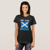 We Are Arbroath Scotland Flag Sports Tシャツ (正面フル)