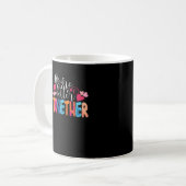 We Are Better Together Timeless Classic Design  コーヒーマグカップ (正面左)
