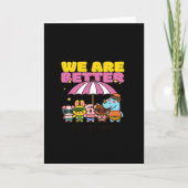 We Are Better Together Uplifting Design  カード (正面)