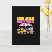 We Are Better Together Uplifting Design  カード (黄色い花)