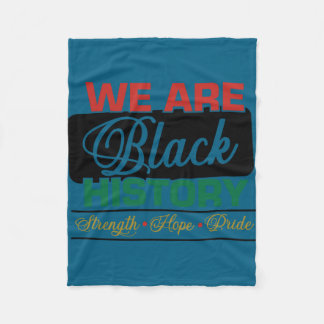 We are black history proud juneteenth  フリースブランケット