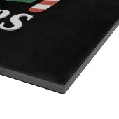 We Are Family Personalized Christmas Family Couple カッティングボード (角)