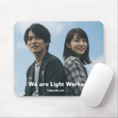 We are Light Worker マウスパッド (マウス)