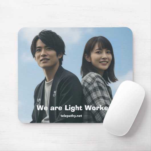 We are Light Worker マウスパッド (マウス)