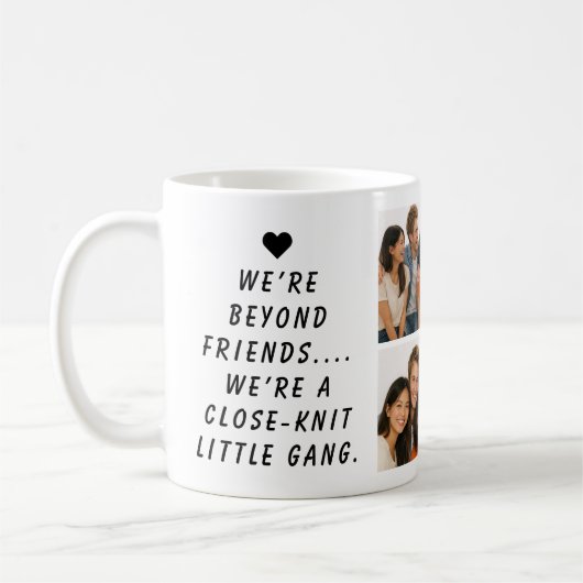 We Are Like a Really Small Gang | Funny Friendship コーヒーマグカップ (左)