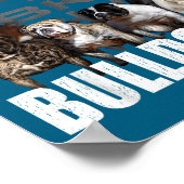 We Are Olde English Bulldogge Funny Dog Lover Sayi ポスター (角)