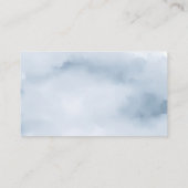 We Are On Cloud Nine Baby Shower Diaper Raffle エンクロージャーカード (裏面)