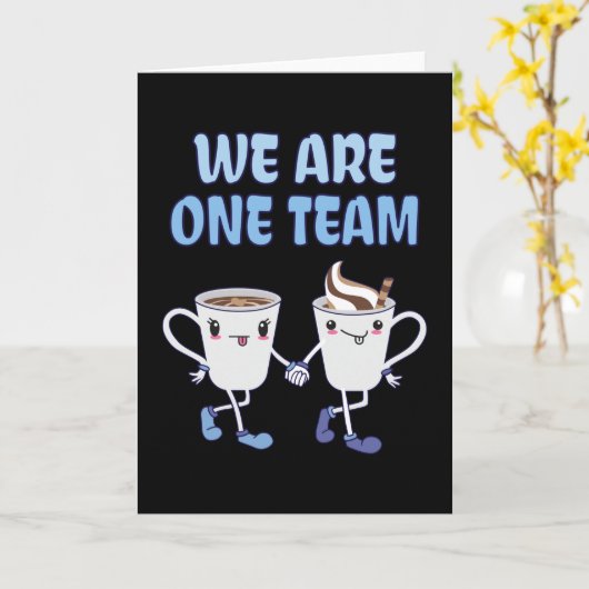 We are one Team カード (黄色い花)