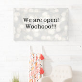 We Are Open Sign（オープンサイン） 横断幕 (インサイチュ)