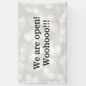 We Are Open Sign（オープンサイン） 横断幕 (縦)