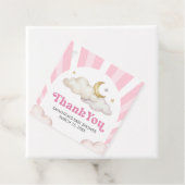 We are Over the Moon Baby Shower フェイバータグ (インサイチュ)