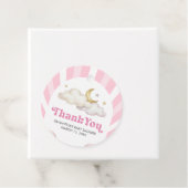We are Over the Moon Baby Shower フェイバータグ (インサイチュ)