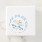 We are Over the Moon Baby Shower フェイバータグ (インサイチュ)