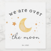 We are Over the Moon Mug ワインラベル (シングルラベル)