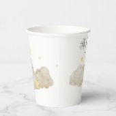 We Are Over The Moon Teddy Bear Baby Shower  紙コップ (右)