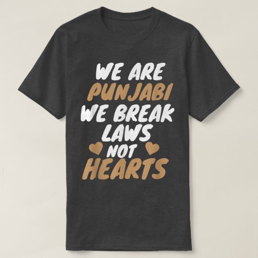 We Are Punjabi Funny Sarcastic Memes  Tシャツ (デザイン正面)