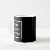 We Are Stronger Together_ Sitive Unity Affirmation コーヒーマグカップ (正面左)