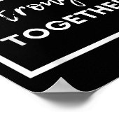 We Are Stronger Together_ Sitive Unity Affirmation ポスター (角)