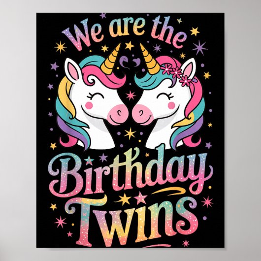 We Are The Birthday Twins  ポスター (正面)
