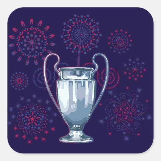 We are The Champions スクエアシール (正面)