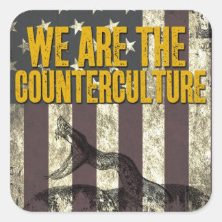 「We are the CounterCulture」 3」ステッカー スクエアシール