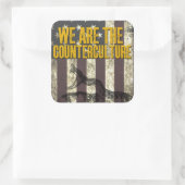 「We are the CounterCulture」 3」ステッカー スクエアシール (バッグ)