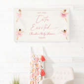 We Are Tutu Excited Ballerina Ballet Baby Shower 横断幕 (インサイチュ)