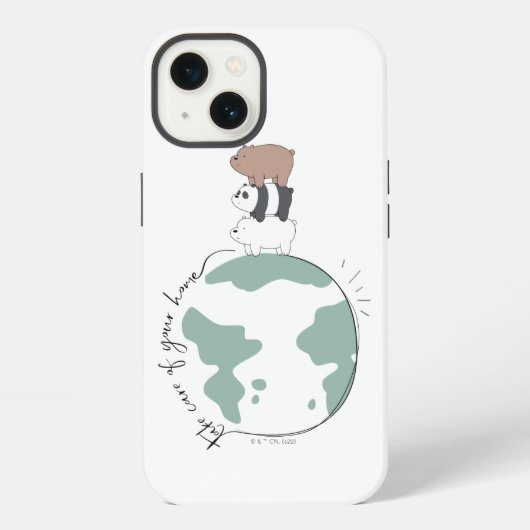 We Bare Bears - おうちを大切に iPhoneケース (裏面)